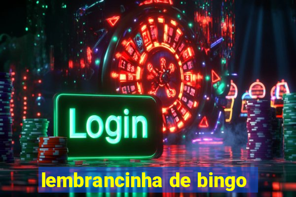 lembrancinha de bingo